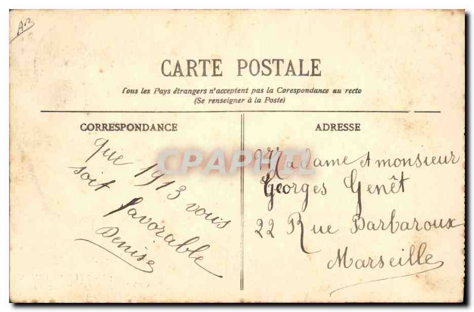 CPA Chien des Pyrenees Chiens Chenil du Club des Pyrenees a Argeles  — Verso