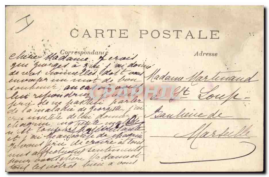 M. Poincarré et le Général Joffre — Marseille, éditeur non identifié, n° de série non visible — Reverso
