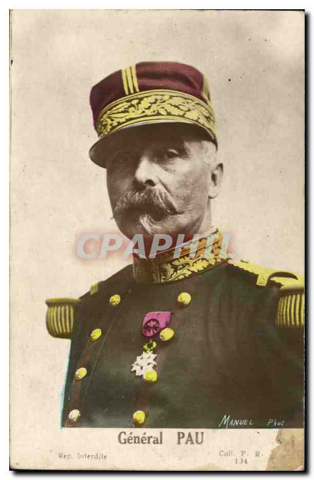 CPA Militaria General Pau 
