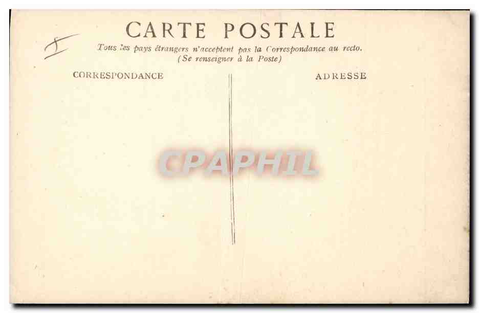 Général Dubail — portrait militaire — Cliché Manuel D.5 — Verso