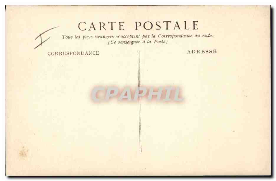 CPA Militaria Amiral Boue de Lapeyrere  — Verso