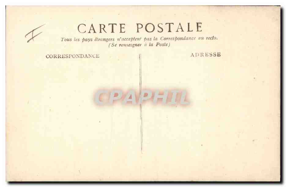 CPA Militaria General Maunoury  — Verso