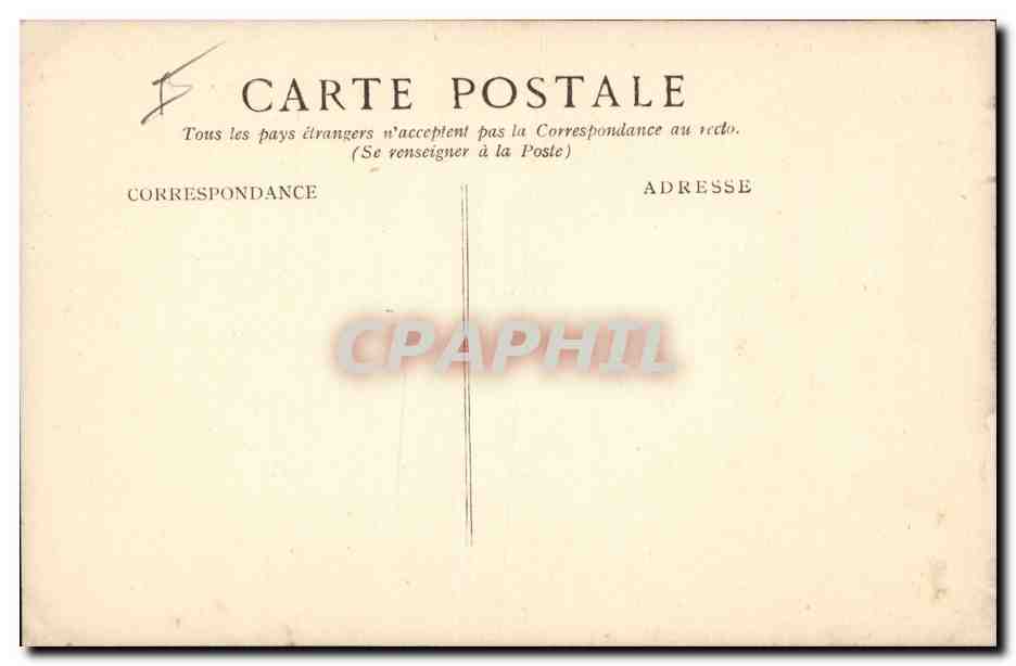 CPA Militaria General Castelnau  — Verso
