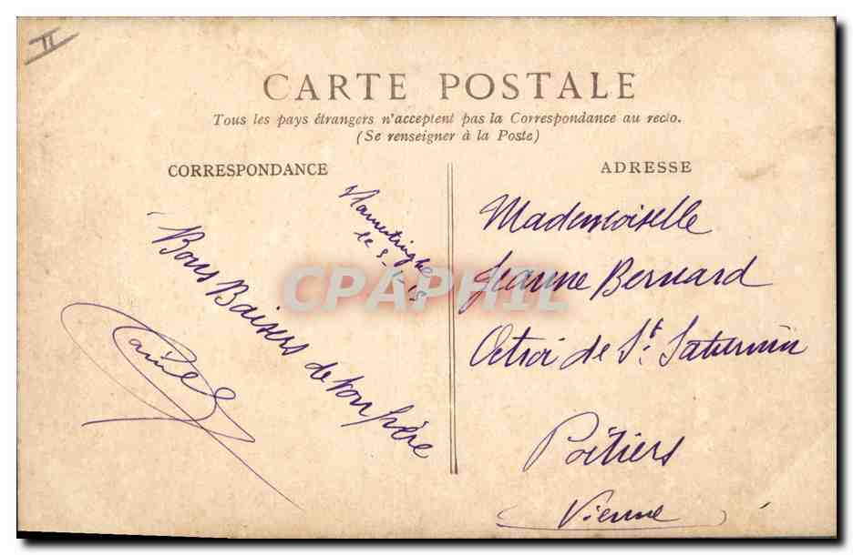 CPA Militaria SM Albert 1er  — Rückseite