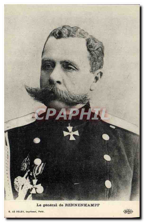 CPA Militaria Le General de Rennenkampf 