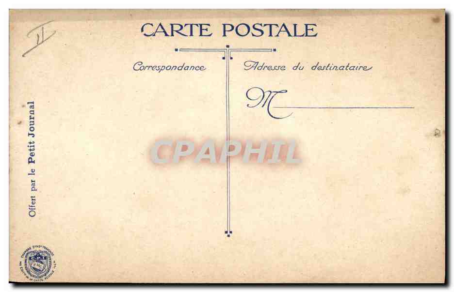 CPA Militaria Gallieni  — Rückseite