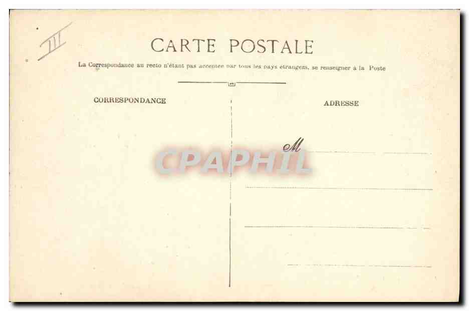 CPA Militaria Manoeuvres des 13 et 14eme Corps d'armee le general Gillain et son Etat Major  — Verso