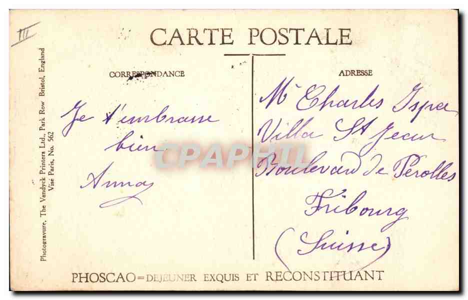 CPA Militaria Les Vainqueurs de la Marne Marechal Sir J French  — Verso
