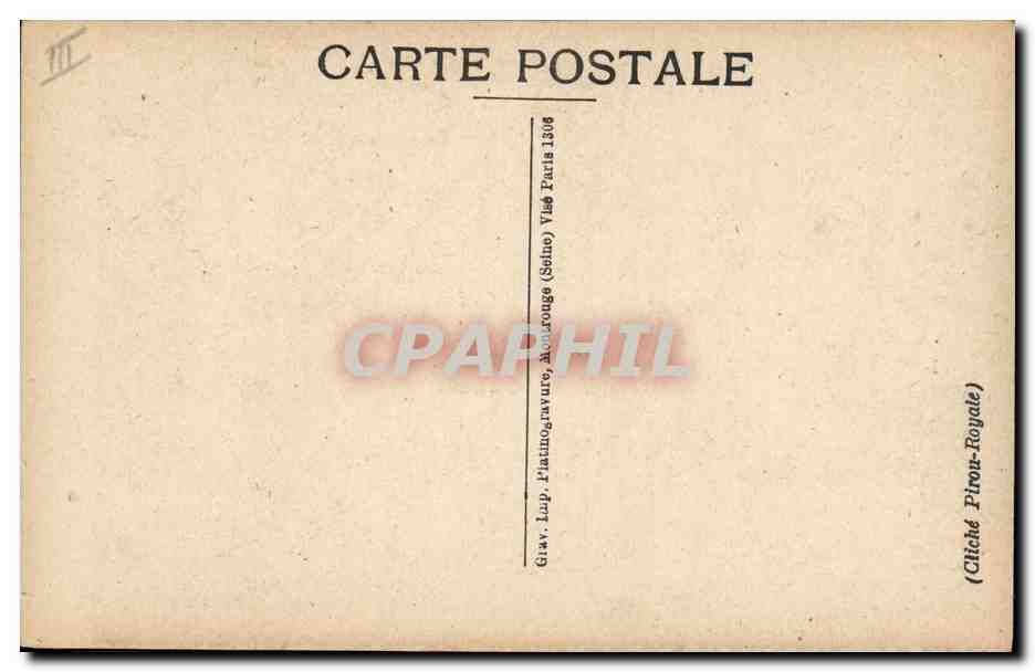 CPA Militaria General Fayolle  — Verso