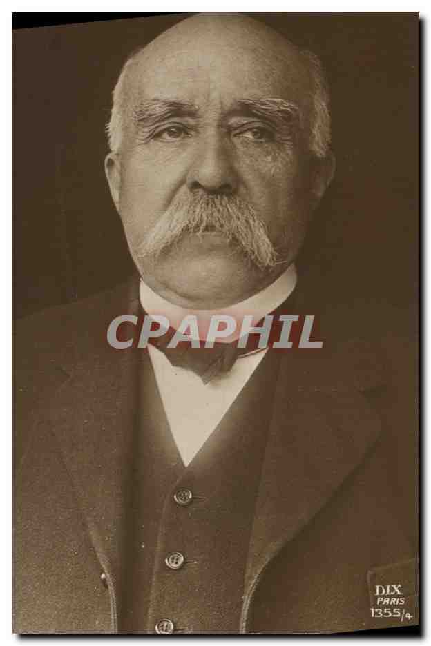 CPA Militaria Clemenceau Le Pere la Victoire 