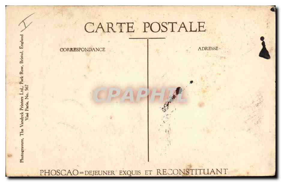CPA Militaria Les Vainqueurs de la Marne General de Langle de Cary  — Rückseite