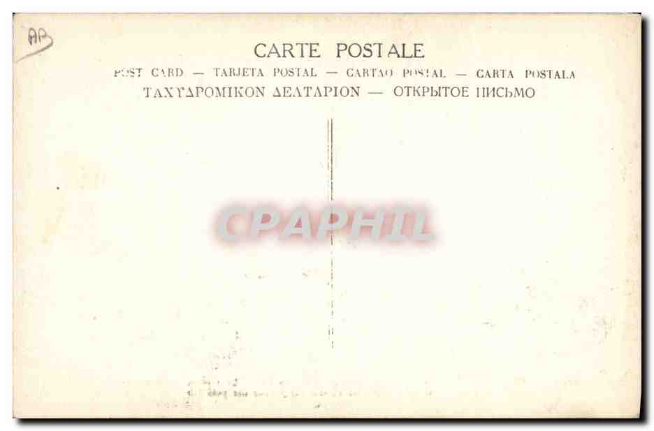 Le général Gouraud passe en revue les soldats de son armée — CPA CPAPHIL — Verso