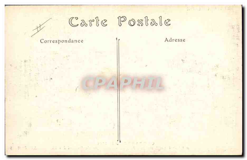 CPA Militaria Armee anglaise Le general Smith Dorrien Chef d'Etat Major du General French  — Verso