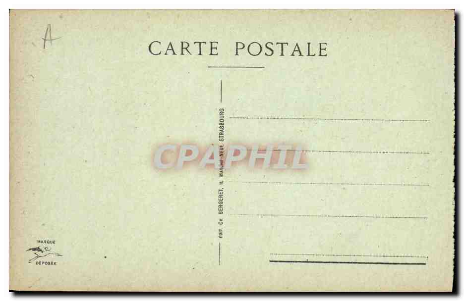 Remise d'un Fanion au Général de Maud'huy par les Jeunes Filles de Metz — 14 Juillet 1919 — Reverso