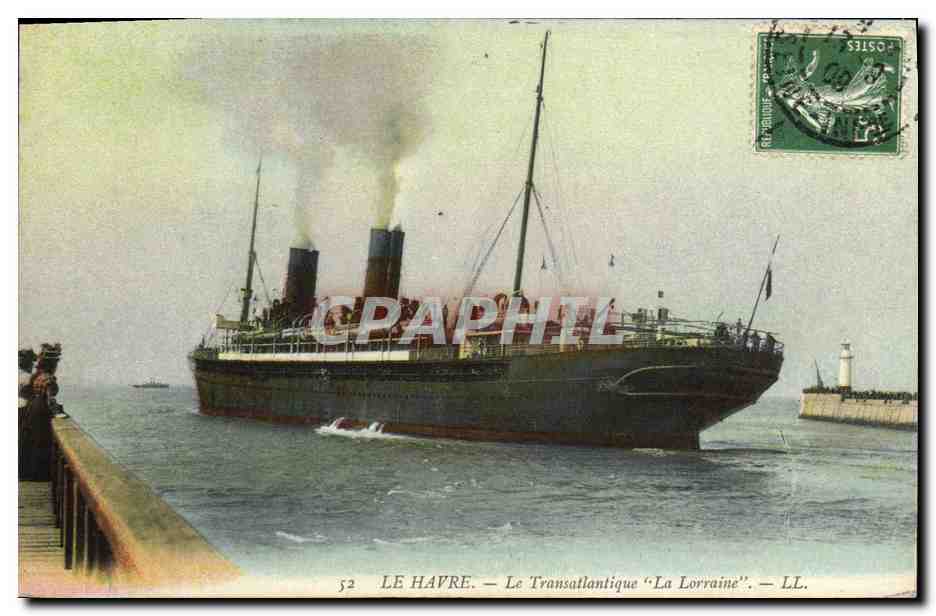 Le Havre — Le Transatlantique "La Lorraine" — LL. — n°52