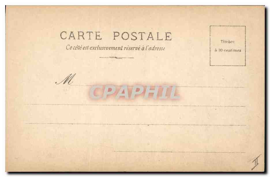 CPA Peintre Enfant — Verso
