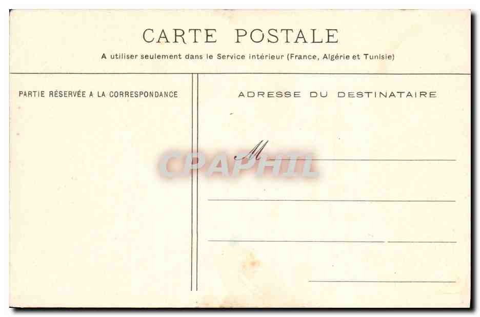 CPA Cloches de Paques Femme Les voila revenues  — Verso