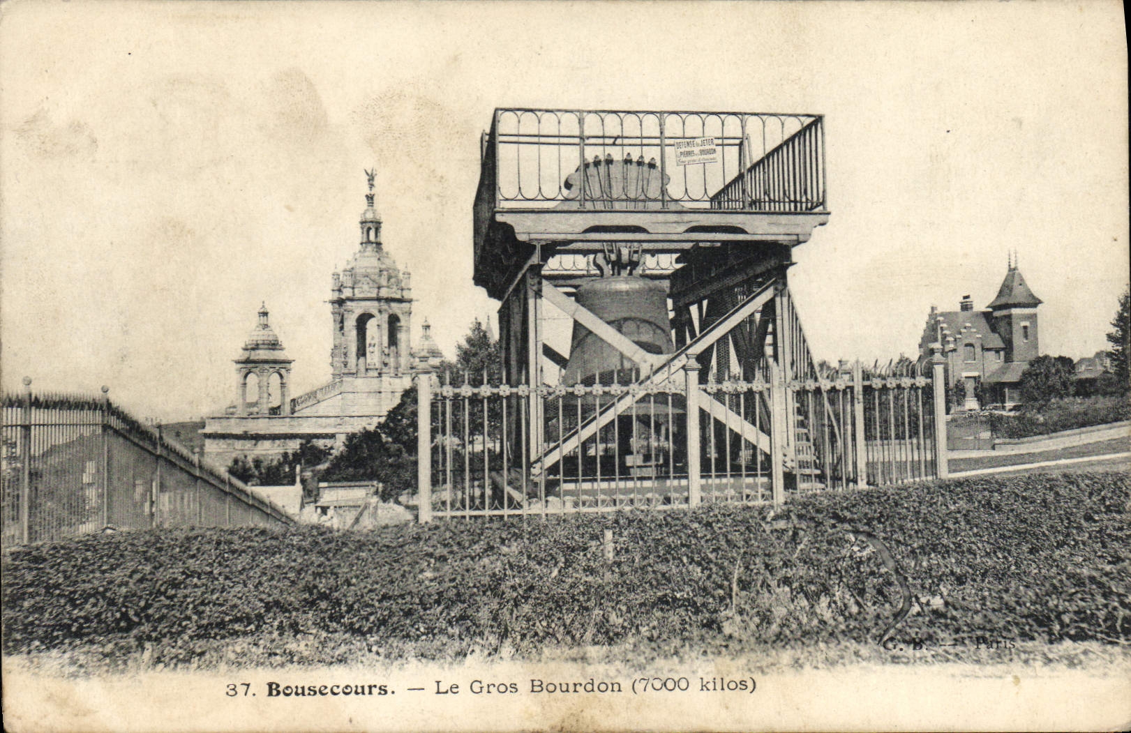 Bousecours — Le Gros Bourdon (7000 kilos) — G. B. — Paris
