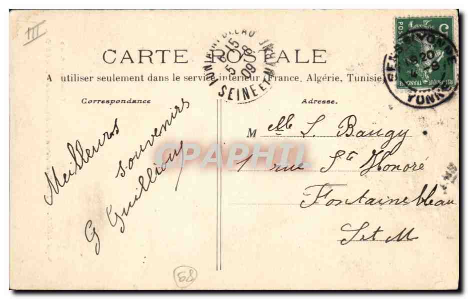 SENS — Les Bourdons (Potentienne 13.800 k.) — Collection P. R. 15 — Reverso