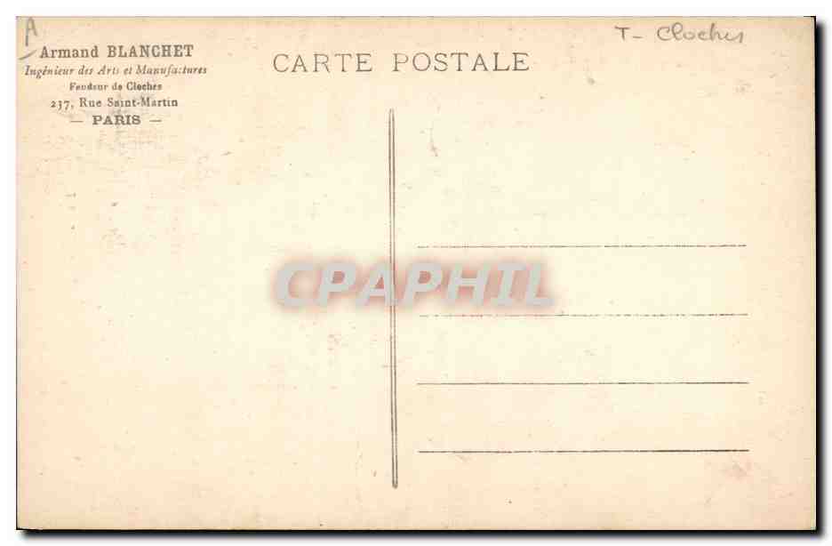 Le Bourdon de la Victoire — Ossuaire de Douaumont — cliché M. Lepage — Septembre 1927 — Verso