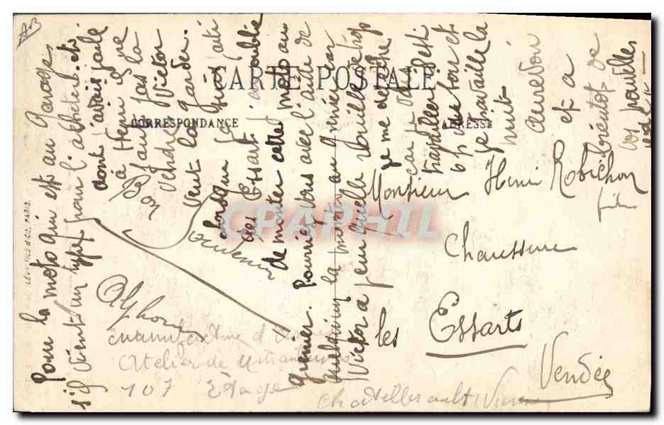 Cloche de l'église Saint-Jean-Évangéliste à Chatellerault — offerte par l'Empereur de Russie — n°23 — Reverso