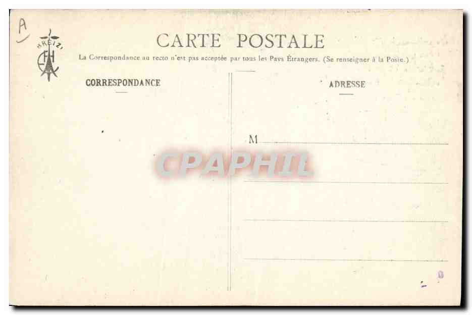 CPA Folklore Les chansons de Botrel illustrees Le fil casse Marin — Verso