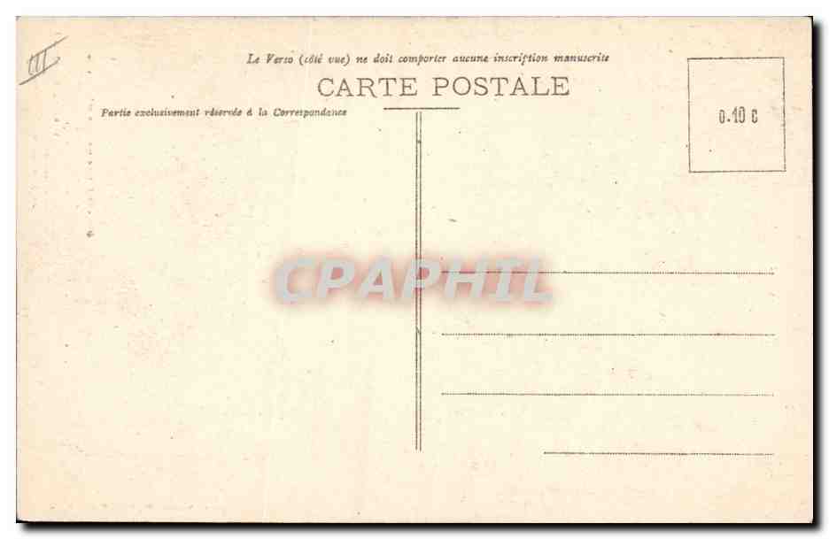 CPA Folklore Botrel — Verso