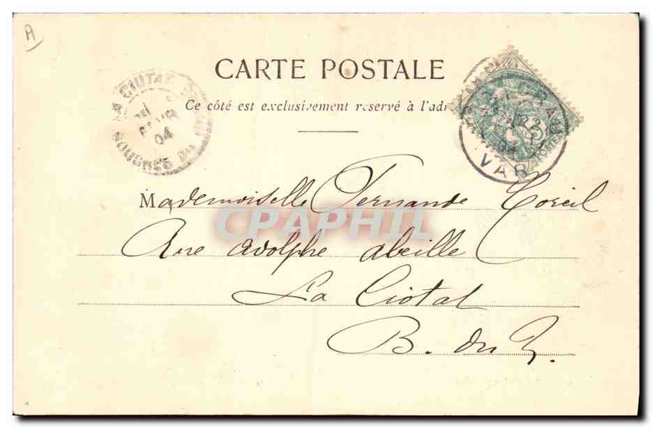 CPA Folklore La Paimpolaise Botrel Bretagne — Verso