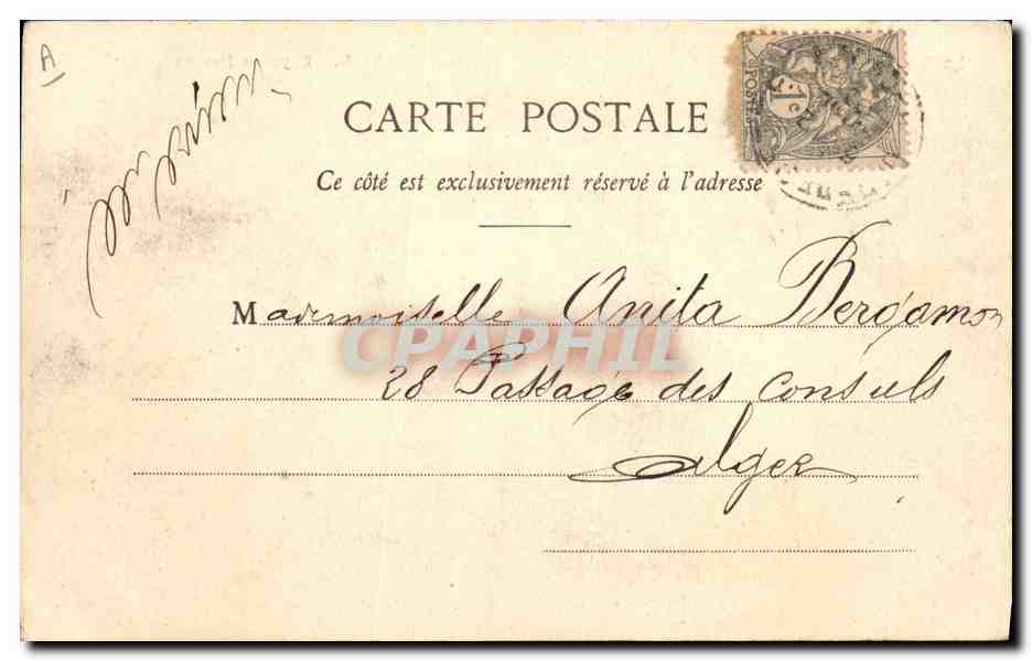 CPA Folklore Botrel paysage breton — Verso
