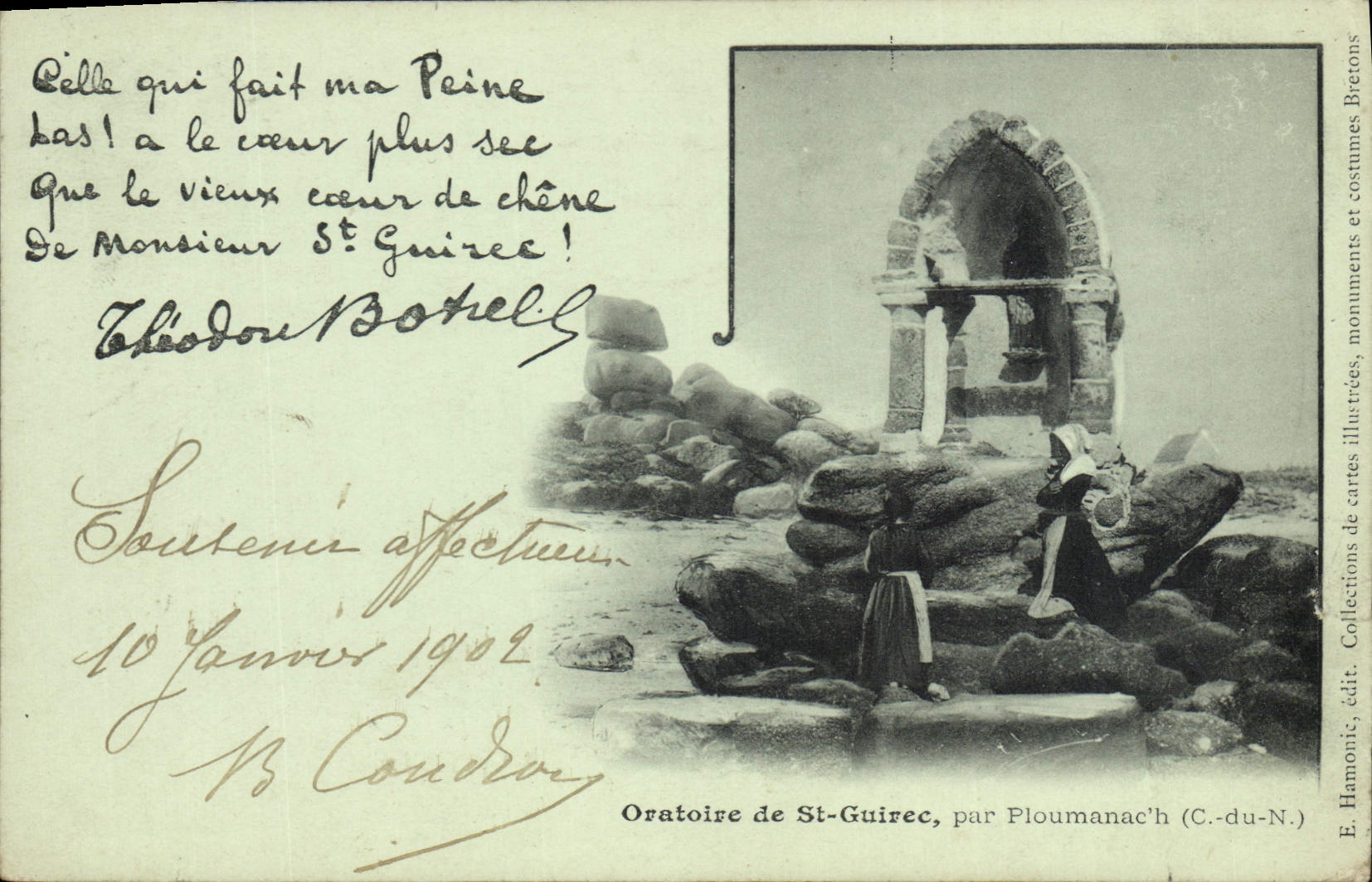 CPA Folklore Botrel Oratoire de St Guirec par Ploumanac'h