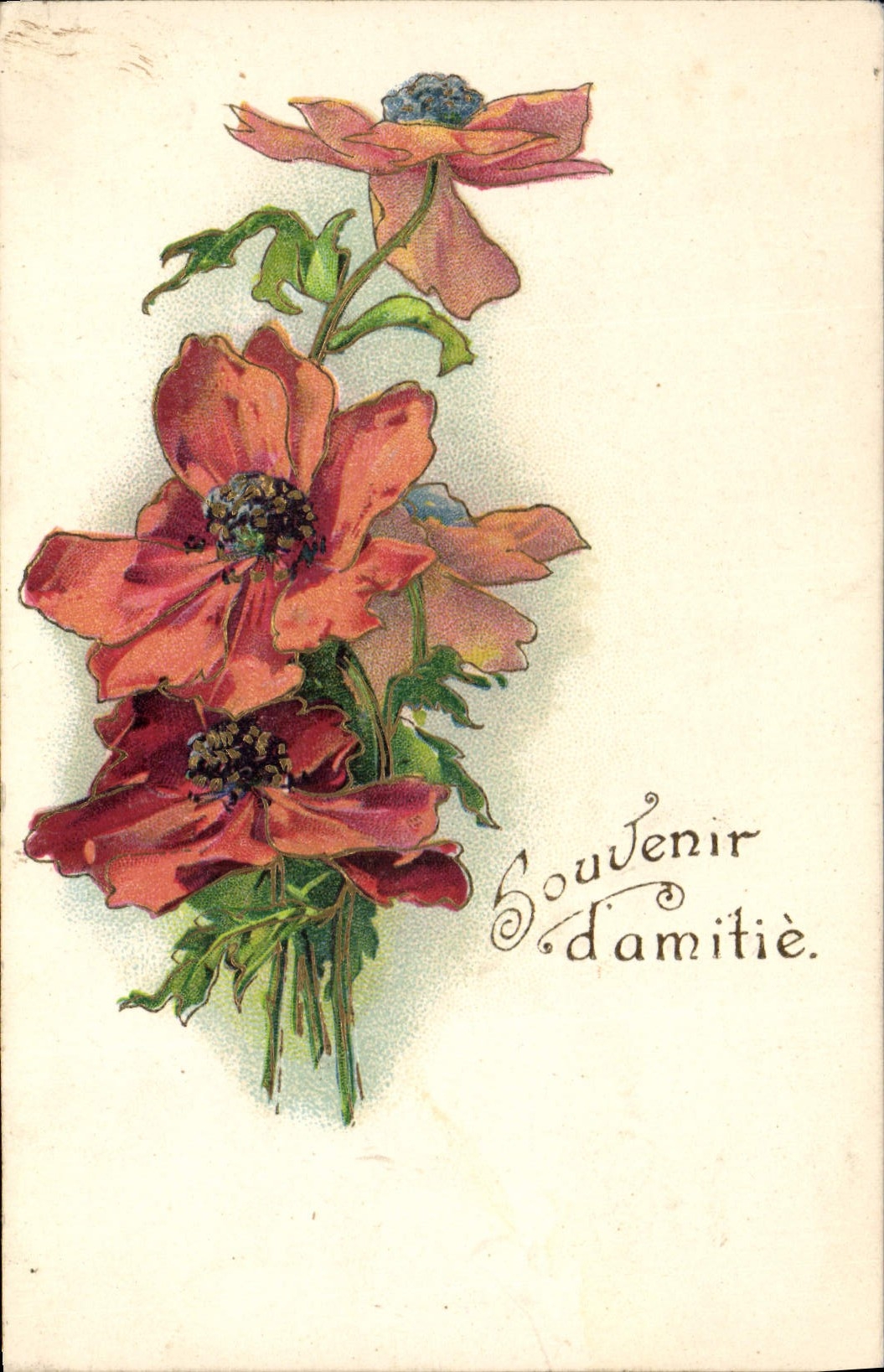 CPA Fantaisie Fleurs 