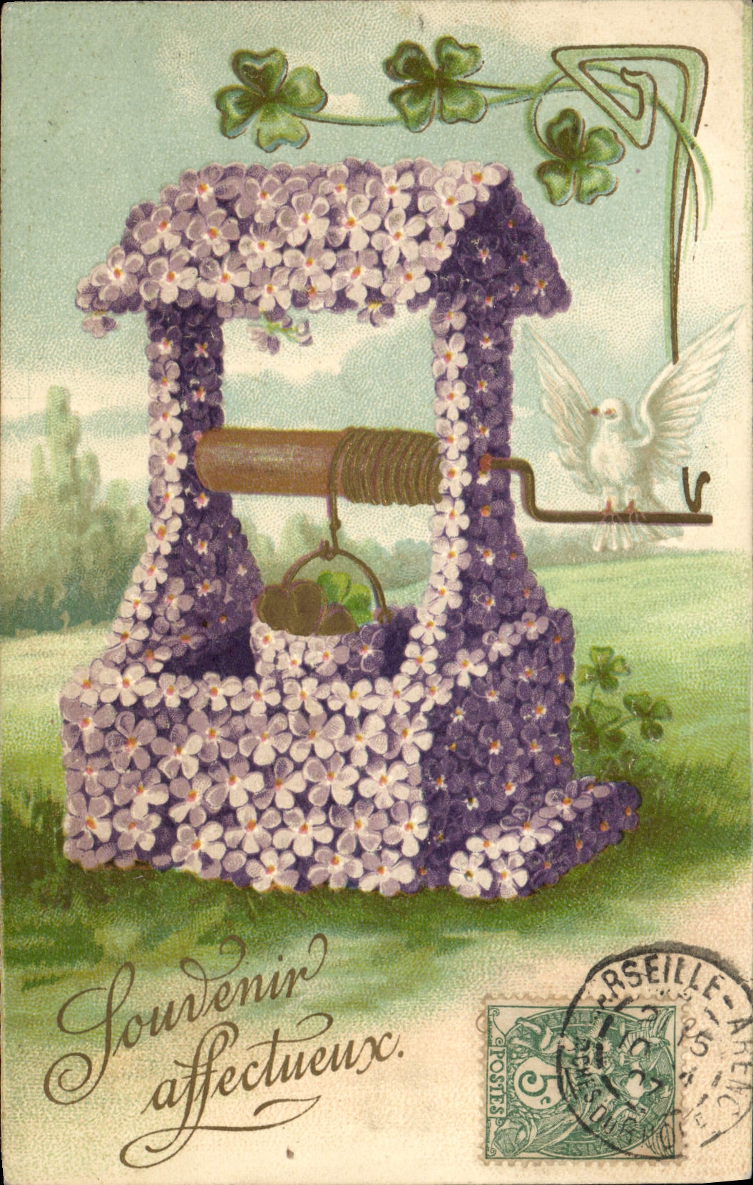 CPA Fantaisie Fleurs 