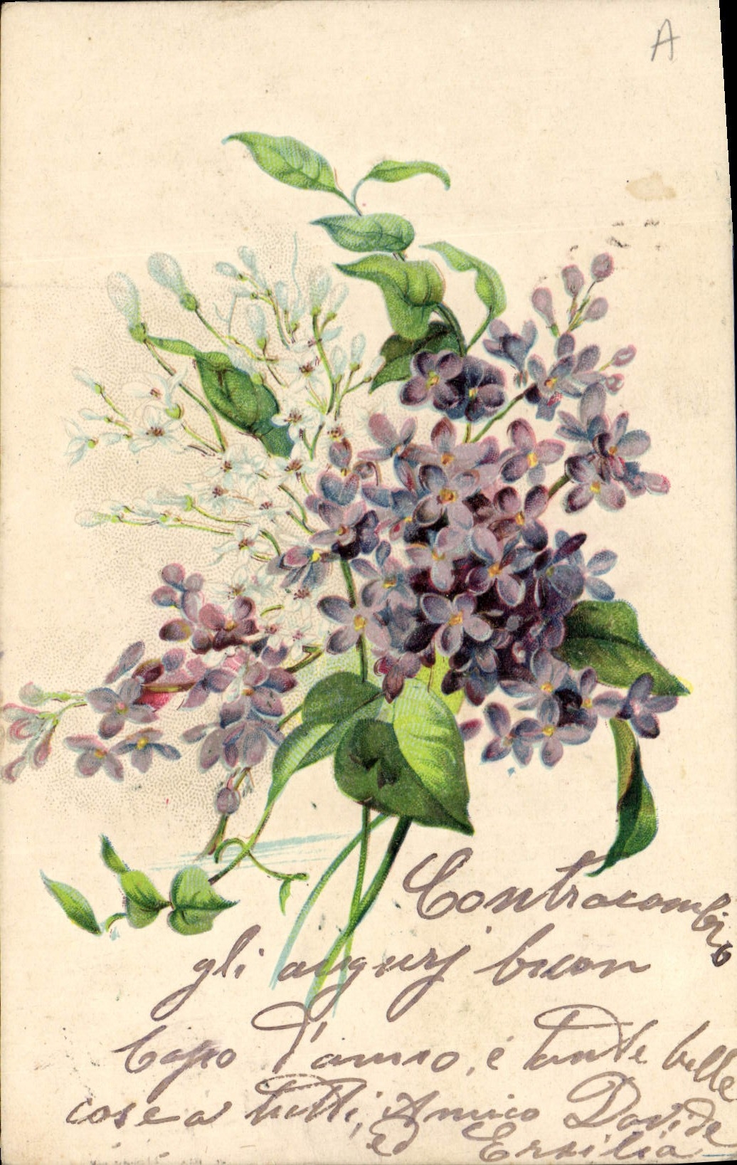 CPA Fantaisie Fleurs 