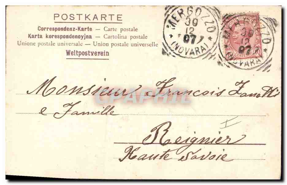 CPA Fantaisie Fleurs  — Rückseite