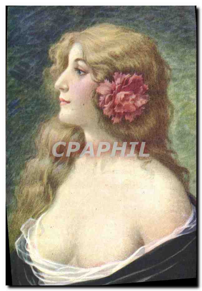 Beauté fleurie — Édition SID, série Polychrome Artistic, n° 1026/4 — Sidney Huguet, Paris