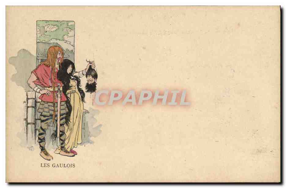 CPA Fantaisie Illustrateur Les Gaulois