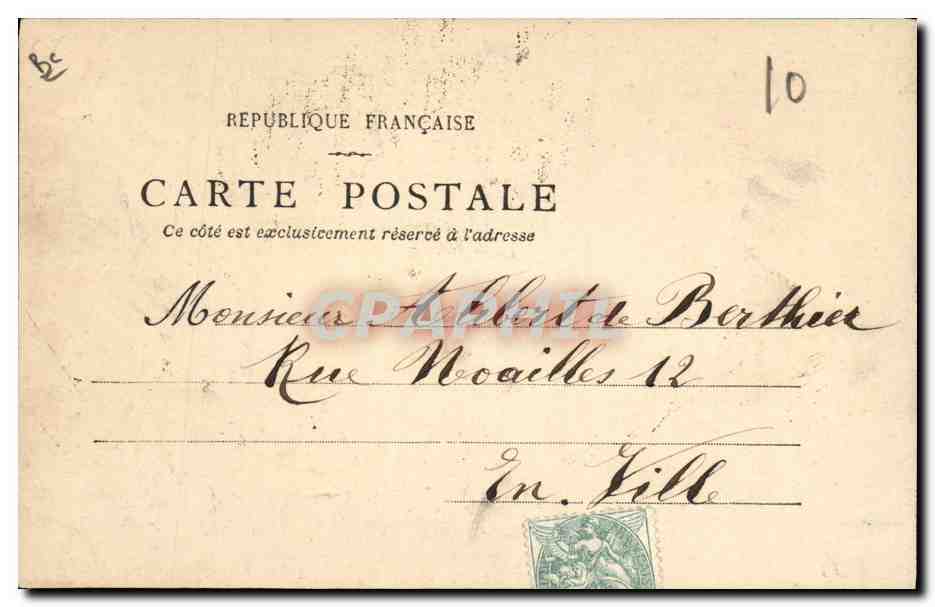 Féerie — Gute Geburtstagskarte — Verlag Marny — Rückseite