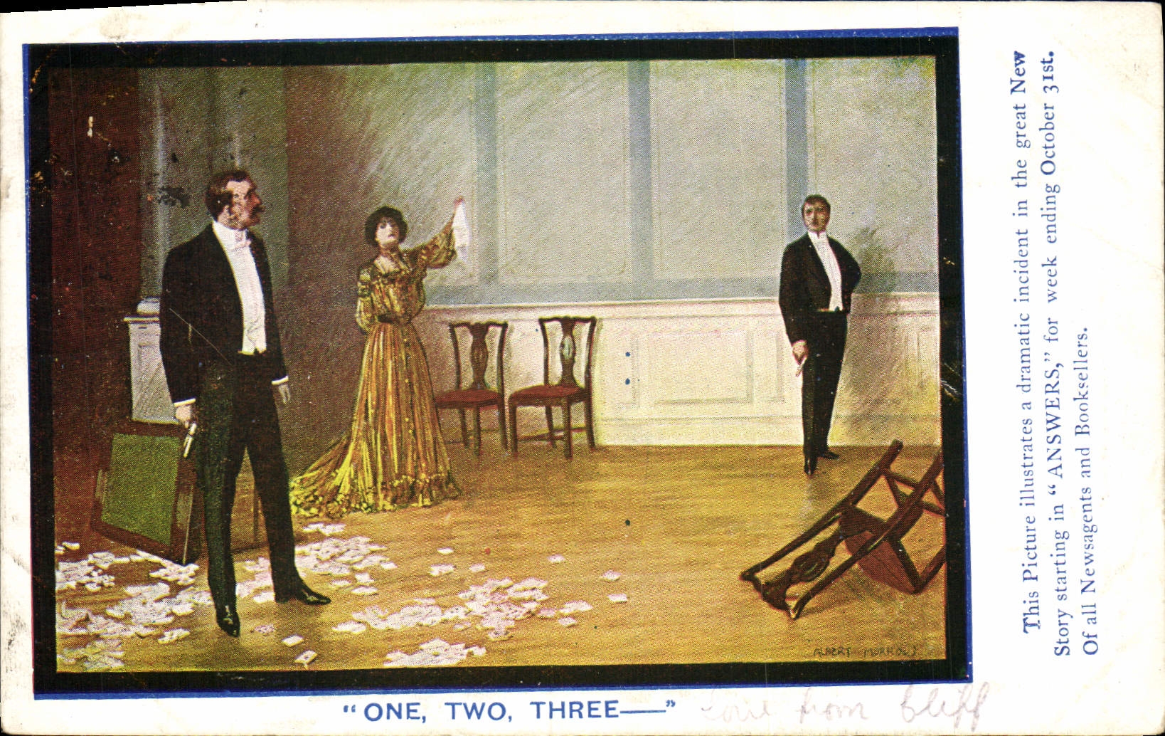 CPA Fantaisie Illustrateur One Two three