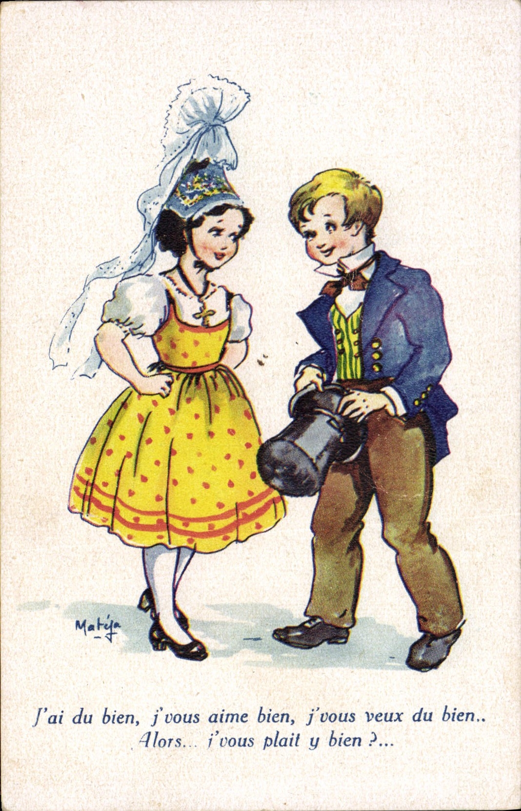 CPA Fantaisie Illustrateur Enfants