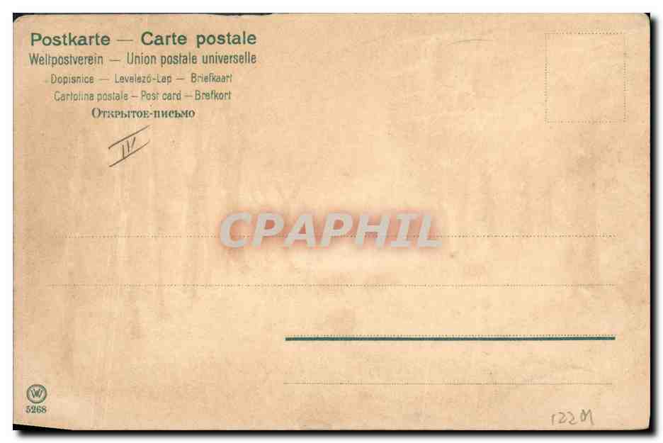 CPA Fantaisie Illustrateur Mailick Sangliers — Rückseite