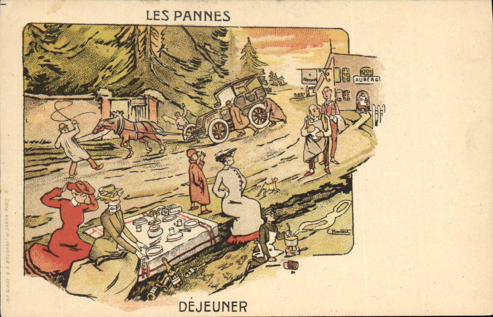 Les Pannes — Déjeuner — C. Montent