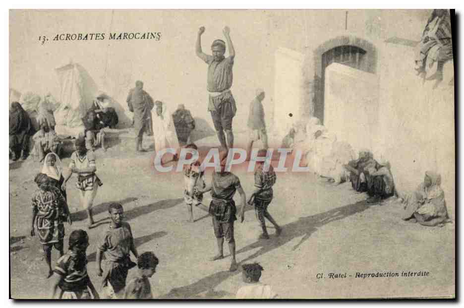 Acrobates Marocains — Cl. Ratel — n°13