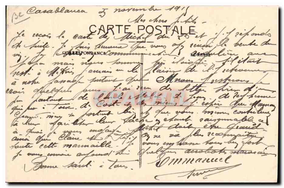 Acrobates Marocains — Cl. Ratel — n°13 — Reverso