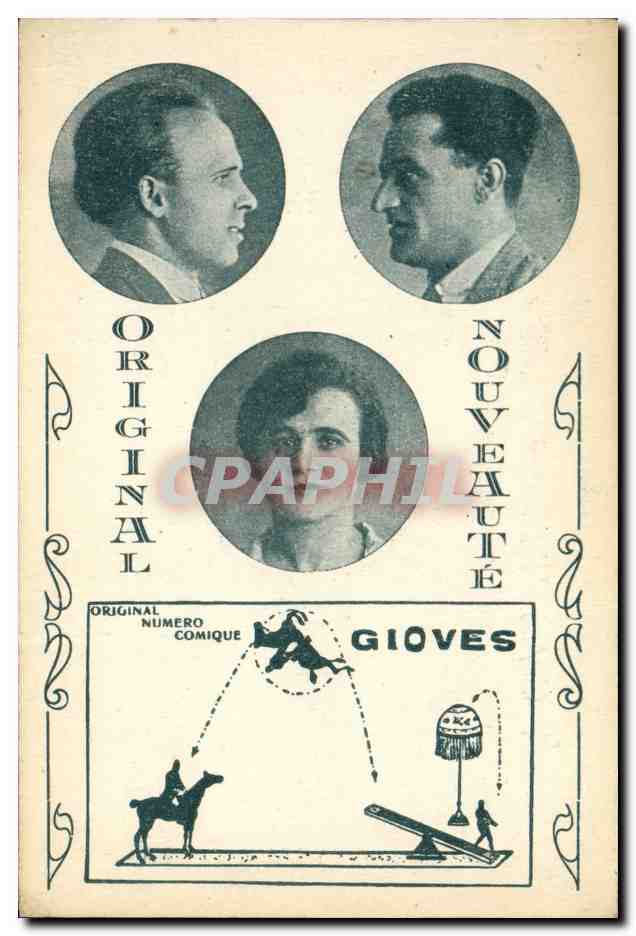 Trois portraits — Original Numéro Comique — GIOVES