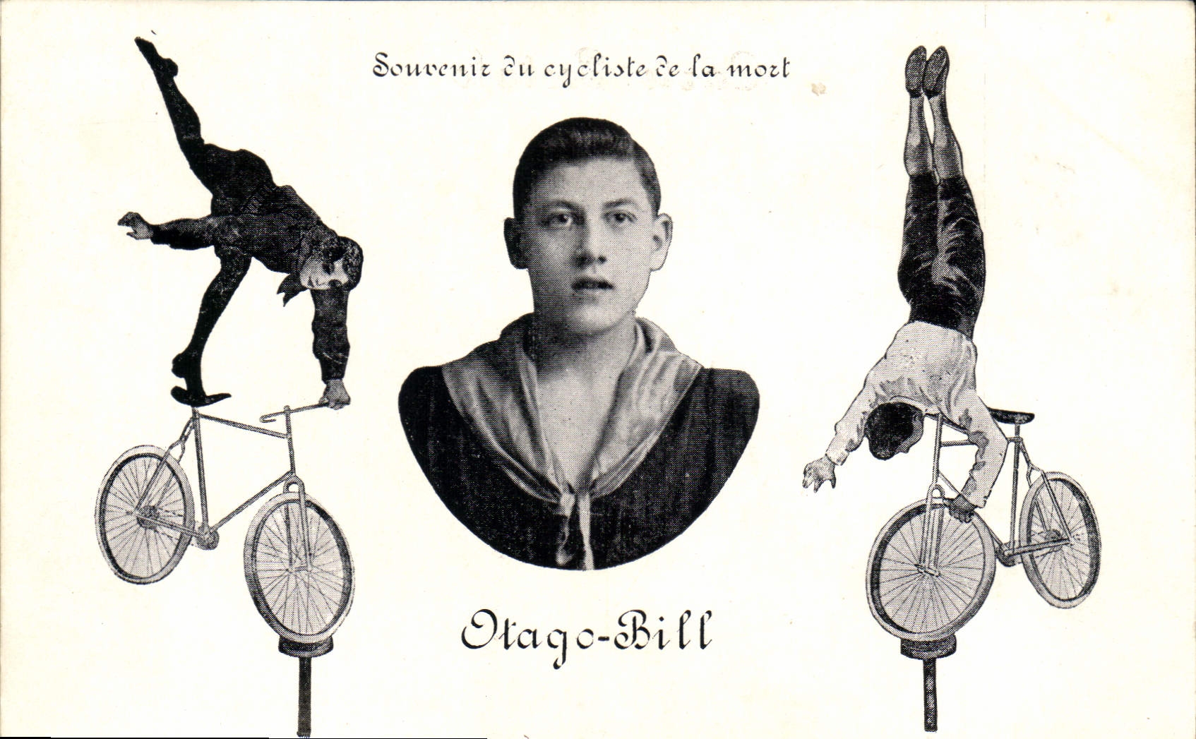 Otago-Bill — Souvenir du cycliste de sa mort — Otago-Bill