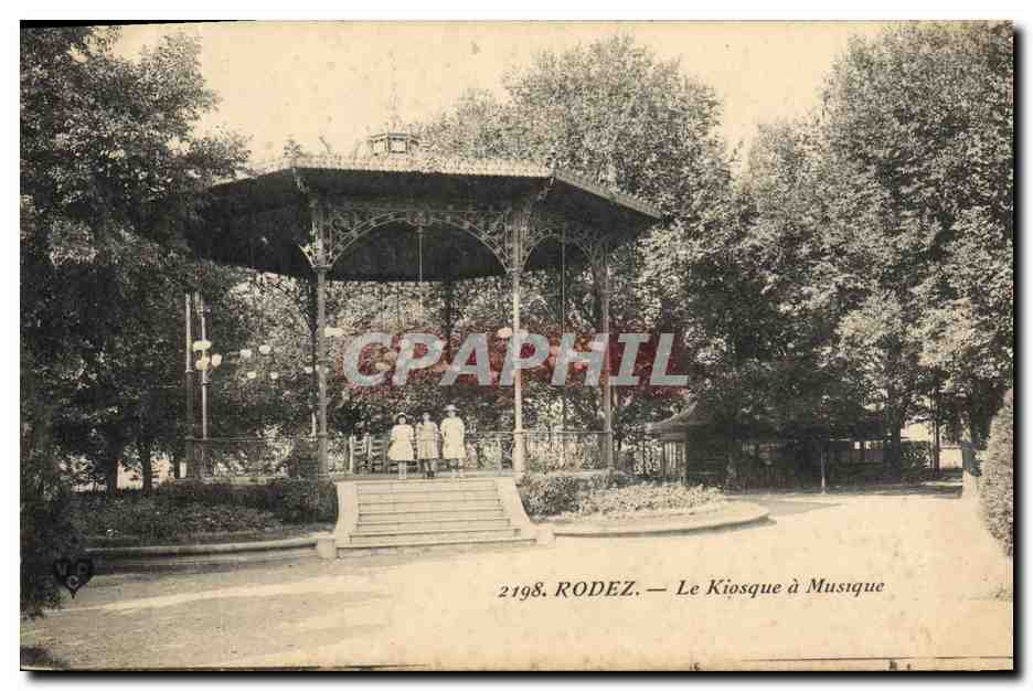 CPA Kiosque a musique Rodez