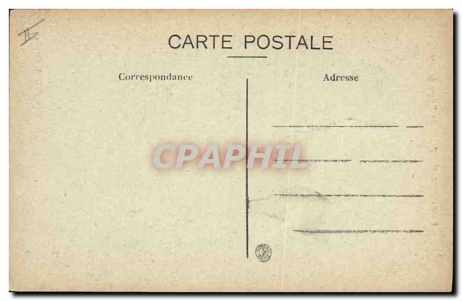 CPA Kiosque du parc Lamalou le Haut — Verso