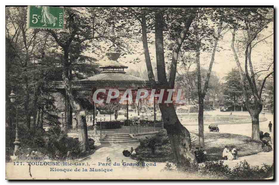 CPA Kiosque de la musique Parc du Grand Rond Toulouse