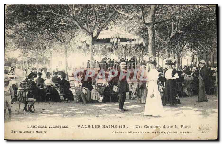 Vals-les-Bains (16) — Un Concert dans le Parc — Édition Antonia Mercier