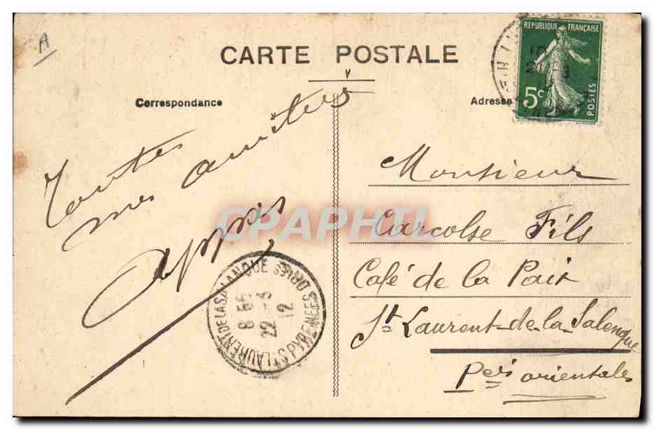 Chien des Pyrénées — 2027 — MT LE — Verso